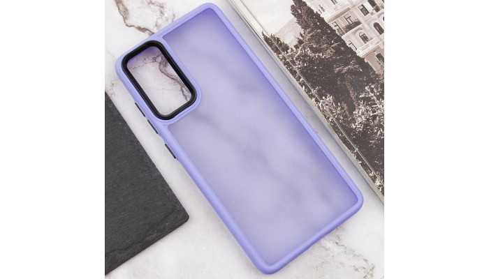 Чехол TPU+PC Lyon Frosted для Samsung Galaxy S20 FE Purple - фото