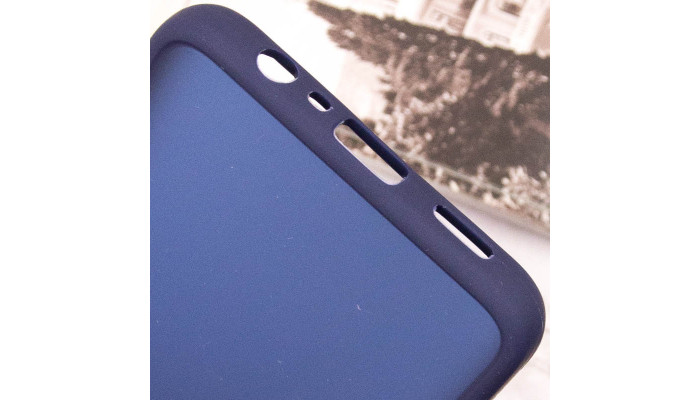 Чохол TPU+PC Lyon Frosted для Oppo A15s / A15 Navy Blue - фото