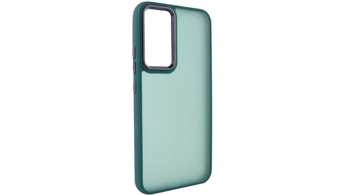 Чехол TPU+PC Lyon Frosted для Samsung Galaxy A52 4G / A52 5G / A52s Green - фото