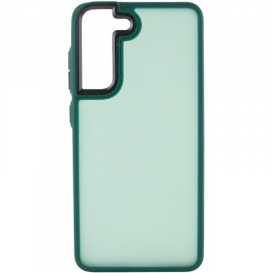 Чехол TPU+PC Lyon Frosted для Samsung Galaxy S21 FE Green