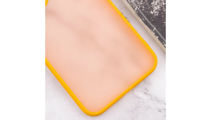Чохол TPU+PC Lyon Frosted для Samsung Galaxy S21 FE Orange - фото
