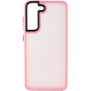 Чехол TPU+PC Lyon Frosted для Samsung Galaxy S21 FE Pink