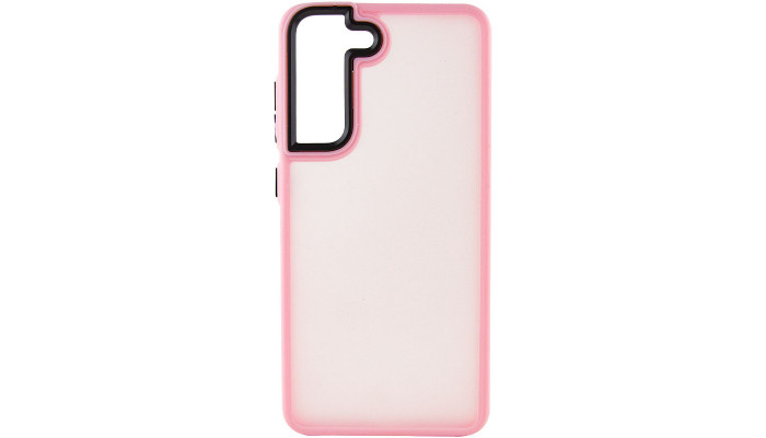 Чехол TPU+PC Lyon Frosted для Samsung Galaxy S21 FE Pink - фото