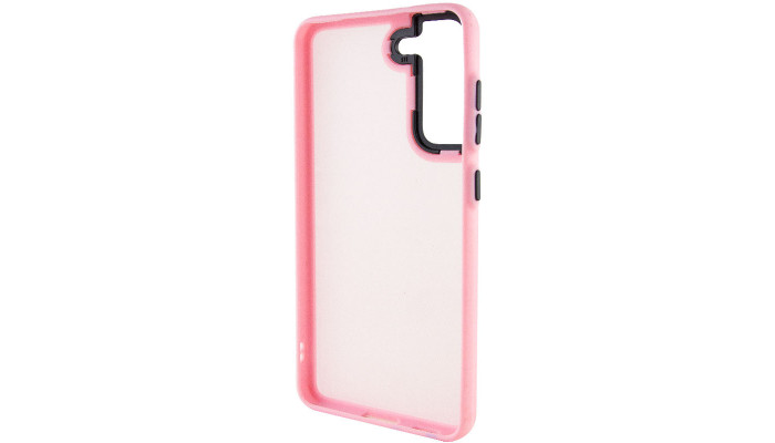 Чехол TPU+PC Lyon Frosted для Samsung Galaxy S21 FE Pink - фото