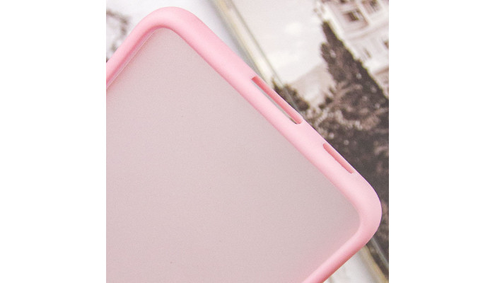 Чехол TPU+PC Lyon Frosted для Samsung Galaxy S21 FE Pink - фото