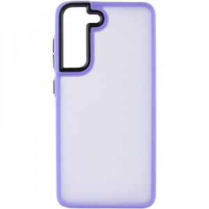 Чехол TPU+PC Lyon Frosted для Samsung Galaxy S21 FE Purple