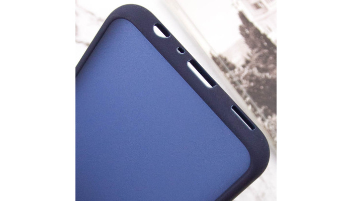 Чохол TPU+PC Lyon Frosted для Samsung Galaxy M33 5G Navy Blue - фото