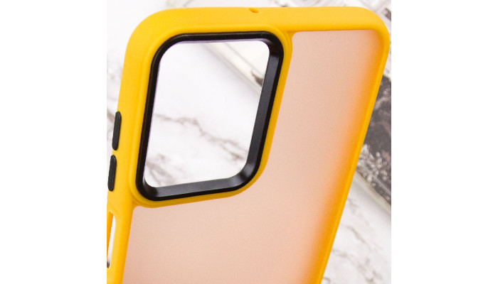 Чехол TPU+PC Lyon Frosted для Samsung Galaxy M33 5G Orange - фото