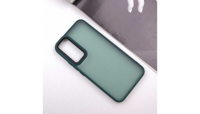 Чохол TPU+PC Lyon Frosted для Samsung Galaxy S23 Green - фото