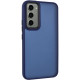 Чохол TPU+PC Lyon Frosted для Samsung Galaxy S23 Navy Blue - фото