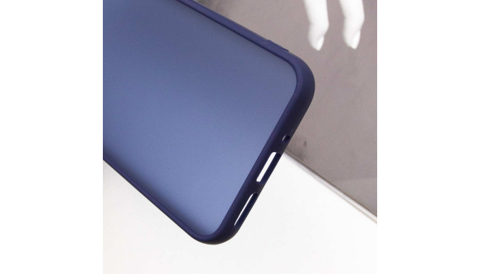 Чохол TPU+PC Lyon Frosted для Samsung Galaxy S23 Navy Blue - фото