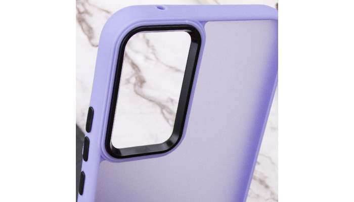 Чохол TPU+PC Lyon Frosted для Samsung Galaxy A34 5G Purple - фото