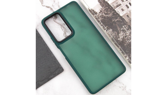 Чехол TPU+PC Lyon Frosted для Samsung Galaxy A14 4G/5G Green - фото