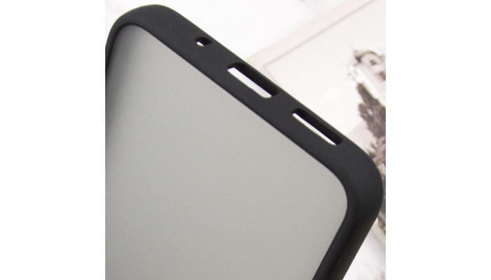 Чохол TPU+PC Lyon Frosted для Xiaomi Redmi 12C Black - фото