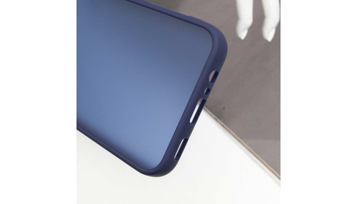 Чехол TPU+PC Lyon Frosted для Samsung Galaxy M14 5G Navy Blue - фото