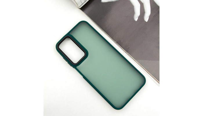 Чехол TPU+PC Lyon Frosted для Samsung Galaxy A24 4G Green - фото