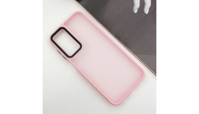 Чехол TPU+PC Lyon Frosted для Samsung Galaxy A24 4G Pink - фото