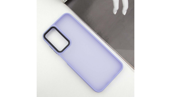 Чехол TPU+PC Lyon Frosted для Samsung Galaxy A24 4G Purple - фото