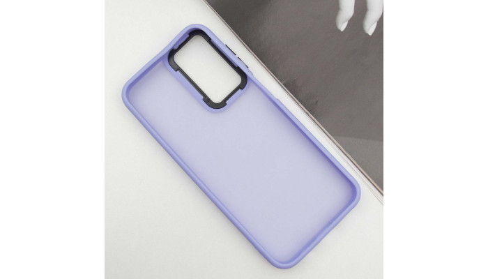 Чехол TPU+PC Lyon Frosted для Samsung Galaxy A24 4G Purple - фото