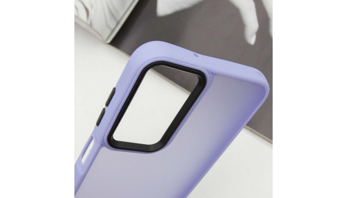 Чехол TPU+PC Lyon Frosted для Samsung Galaxy A24 4G Purple - фото