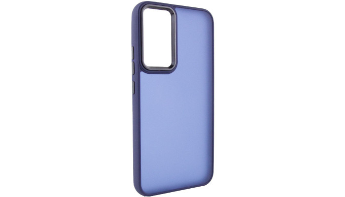 Чехол TPU+PC Lyon Frosted для Samsung Galaxy A05s Navy Blue - фото
