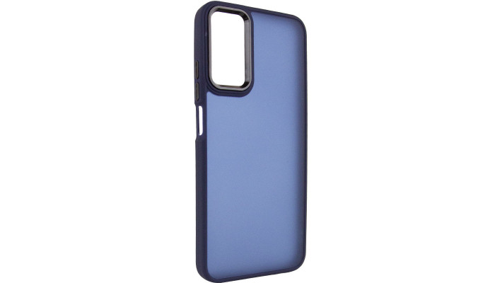 Чехол TPU+PC Lyon Frosted для Oppo A38 / A18 Navy Blue - фото