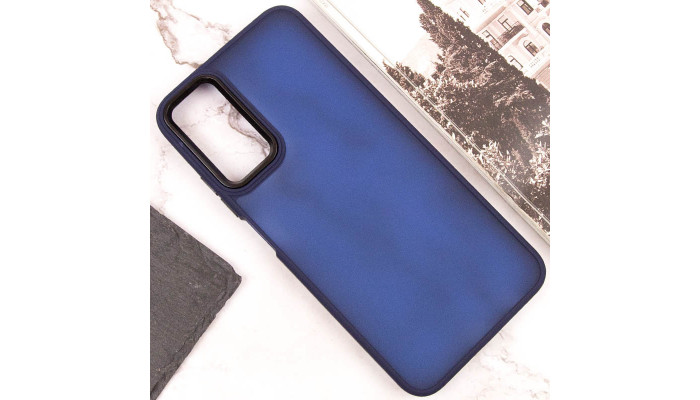 Чохол TPU+PC Lyon Frosted для Oppo A38 / A18 Navy Blue - фото