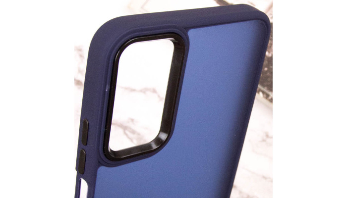 Чехол TPU+PC Lyon Frosted для Oppo A38 / A18 Navy Blue - фото
