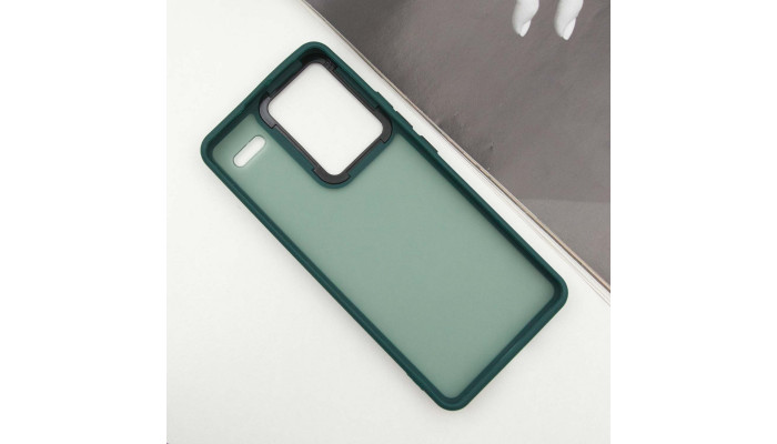 Чехол TPU+PC Lyon Frosted для Xiaomi Redmi Note 13 Pro+ Green - фото