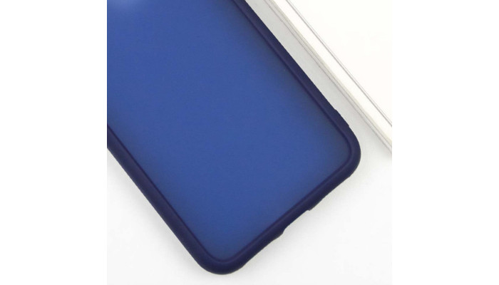 Чехол TPU+PC Lyon Frosted для Xiaomi Redmi Note 13 Pro+ Navy Blue - фото