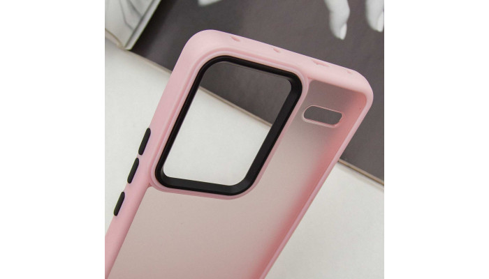 Чехол TPU+PC Lyon Frosted для Xiaomi Redmi Note 13 Pro+ Pink - фото