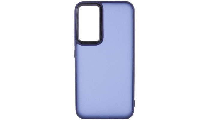 Чехол TPU+PC Lyon Frosted для Samsung Galaxy A55 Navy Blue - фото