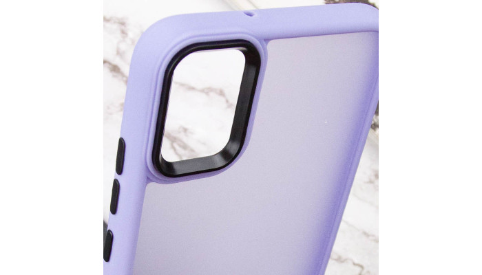 Чохол TPU+PC Lyon Frosted для Samsung Galaxy A06 Purple - фото