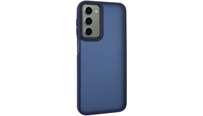 Чохол TPU+PC Lyon Frosted для Samsung Galaxy A16 5G Navy Blue - фото