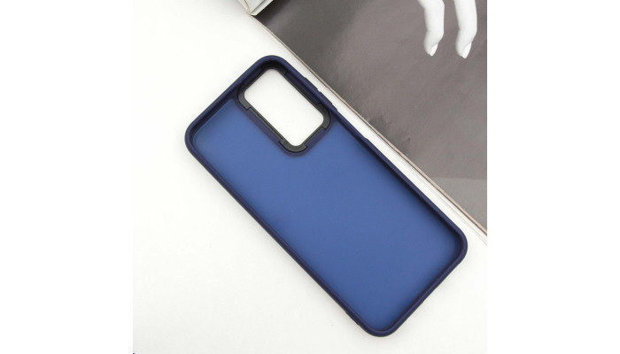 Чехол TPU+PC Lyon Frosted для Samsung Galaxy A16 5G Navy Blue - фото