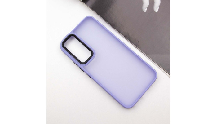 Чехол TPU+PC Lyon Frosted для Samsung Galaxy A36 5G Purple - фото