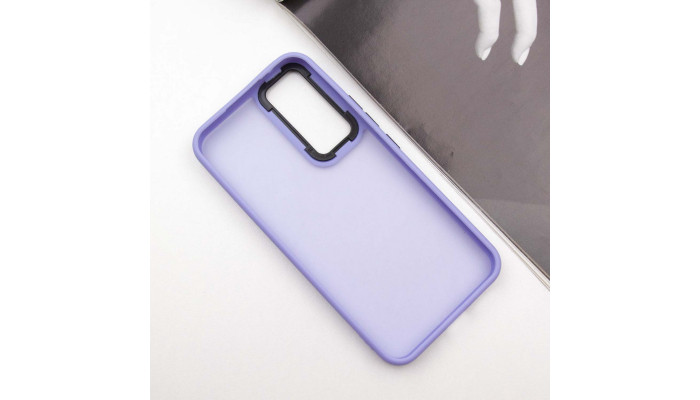 Чехол TPU+PC Lyon Frosted для Samsung Galaxy A36 5G Purple - фото