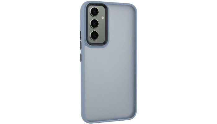 Чехол TPU+PC Lyon Frosted для Samsung Galaxy A36 5G Sierra Blue - фото