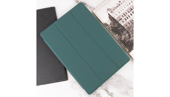 Чехол-книжка Book Cover (stylus slot) для Samsung Galaxy Tab A7 Lite (T220/T225) Зеленый / Pine green - фото