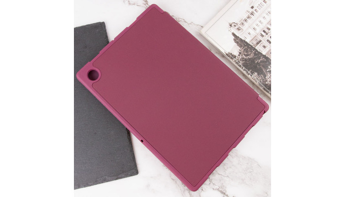 Чехол-книжка Book Cover (stylus slot) для Samsung Galaxy Tab A9 (8.7'') (X110/X115) Бордовый / Maroon - фото
