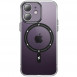 Чохол TPU+PC Colorful with MagSafe для Apple iPhone 12 (6.1") Black