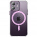 Чехол TPU+PC Colorful with MagSafe для Apple iPhone 12 (6.1") Pink