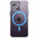 Чехол TPU+PC Colorful with MagSafe для Apple iPhone 13 (6.1") Blue