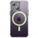 Чехол TPU+PC Colorful with MagSafe для Apple iPhone 13 (6.1") Green