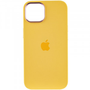 Чехол Silicone Case Metal Buttons (AA) для Apple iPhone 12 Pro / 12 (6.1