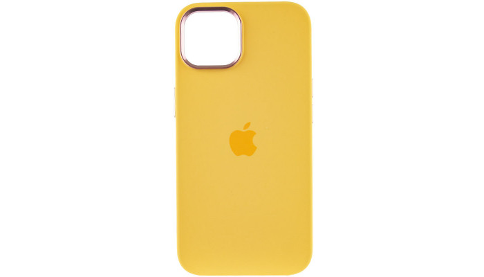 Чехол Silicone Case Metal Buttons (AA) для Apple iPhone 12 Pro / 12 (6.1