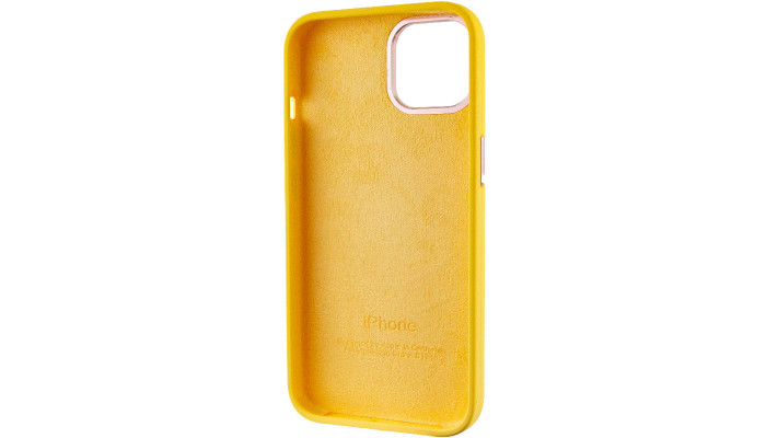 Чехол Silicone Case Metal Buttons (AA) для Apple iPhone 12 Pro / 12 (6.1