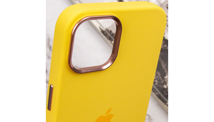 Чехол Silicone Case Metal Buttons (AA) для Apple iPhone 12 Pro / 12 (6.1