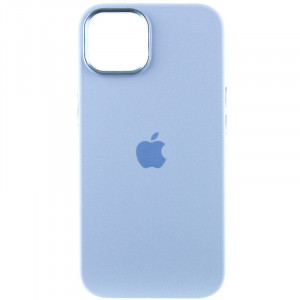 Чехол Silicone Case Metal Buttons (AA) для Apple iPhone 12 Pro Max (6.7