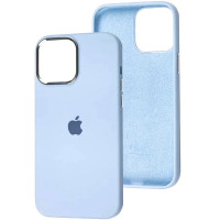 Чехол Silicone Case Metal Buttons (AA) для Apple iPhone 12 Pro Max (6.7